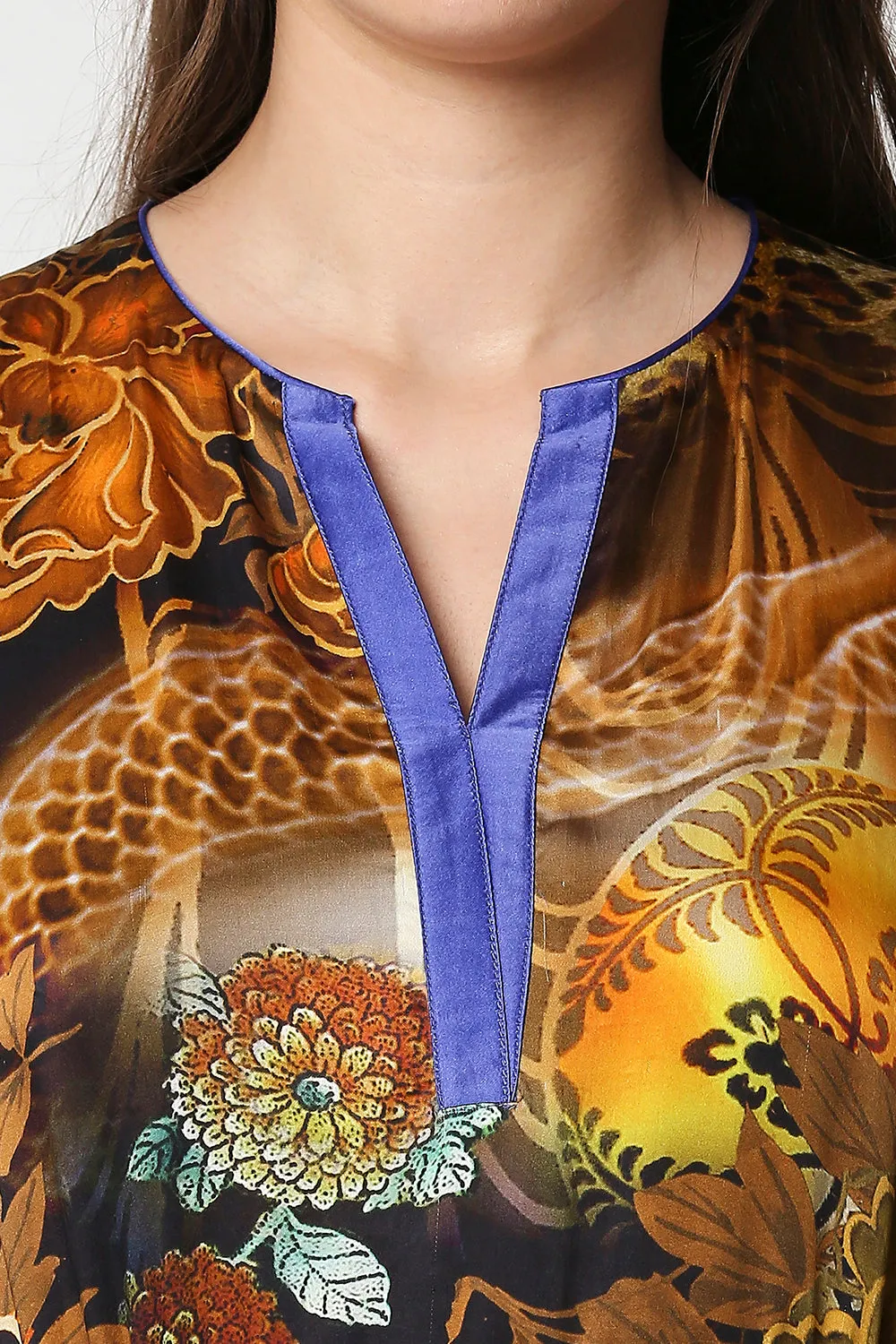 Abstract Wilderness Kaftan