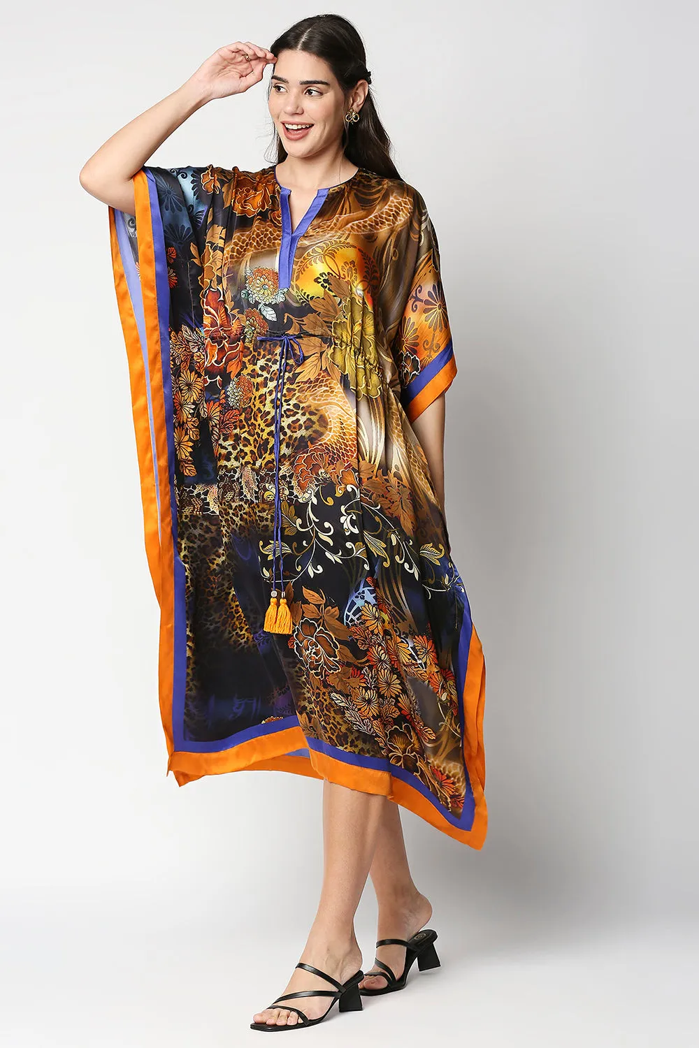 Abstract Wilderness Kaftan