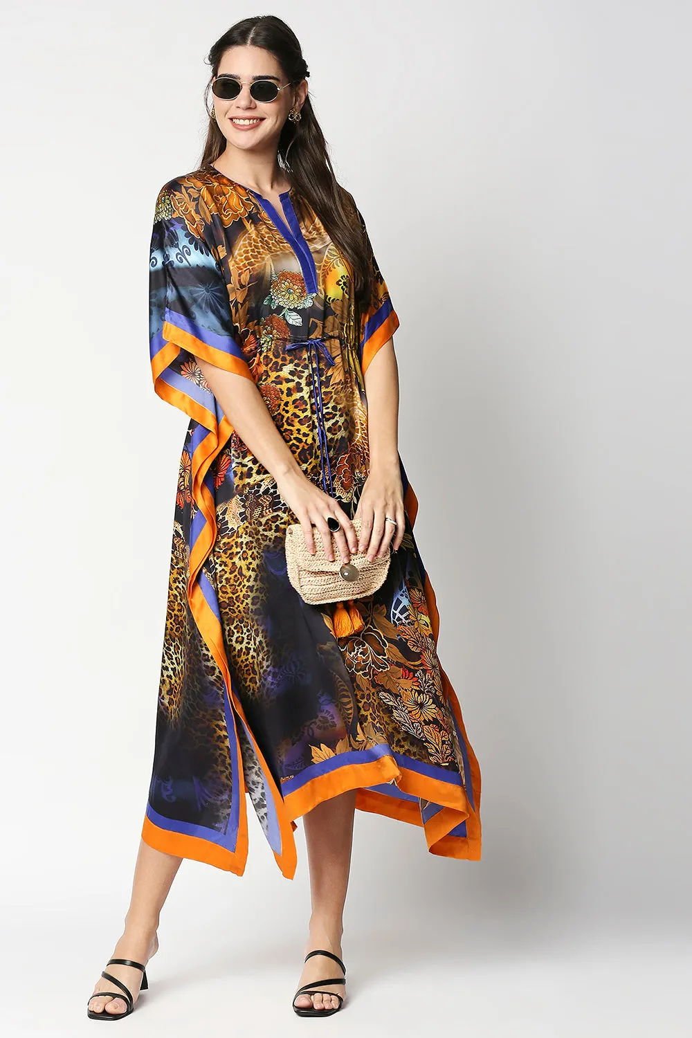 Abstract Wilderness Kaftan