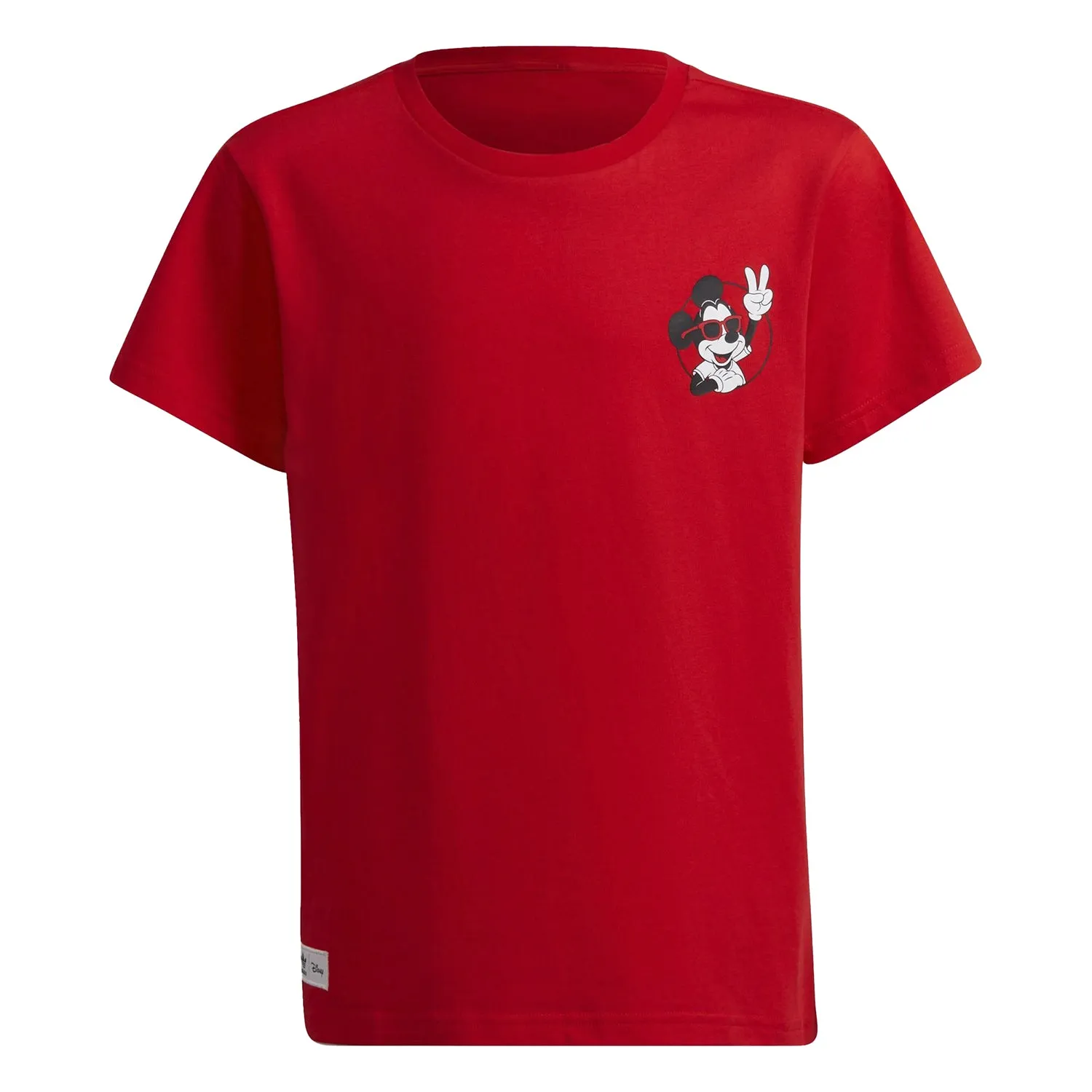 Adidas Disney Mickey And Friends Kids' Tee Vivid Red
