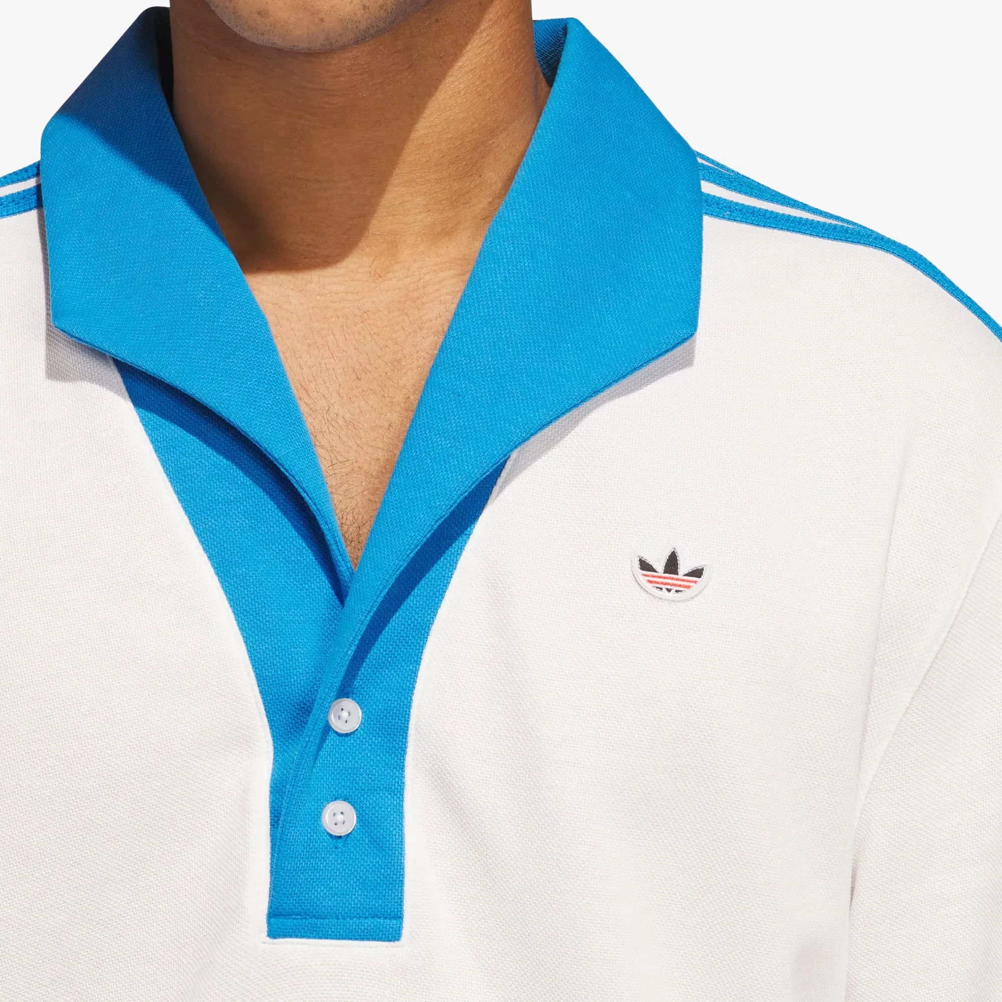 ADIDAS ORIGINALS | CLOT PIQUE POLO BY EDISON CHEN { CORE WHITE