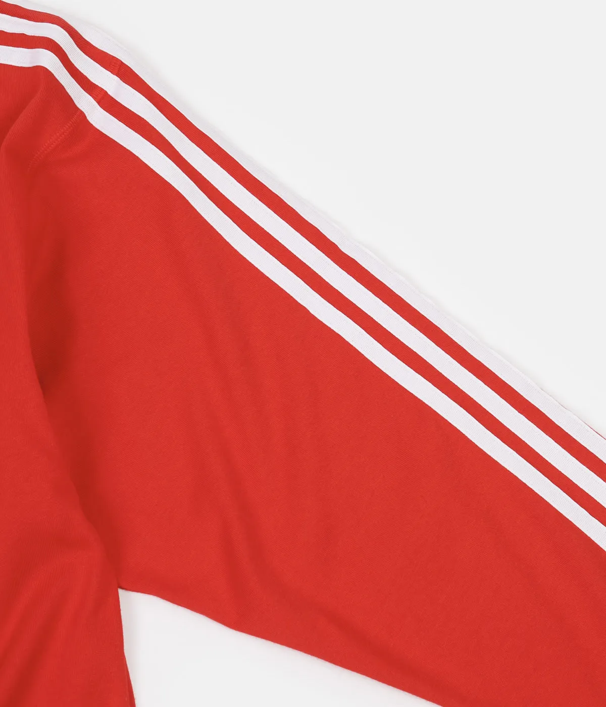 Adidas Solid Rugby Shirt - Vivid Red / White