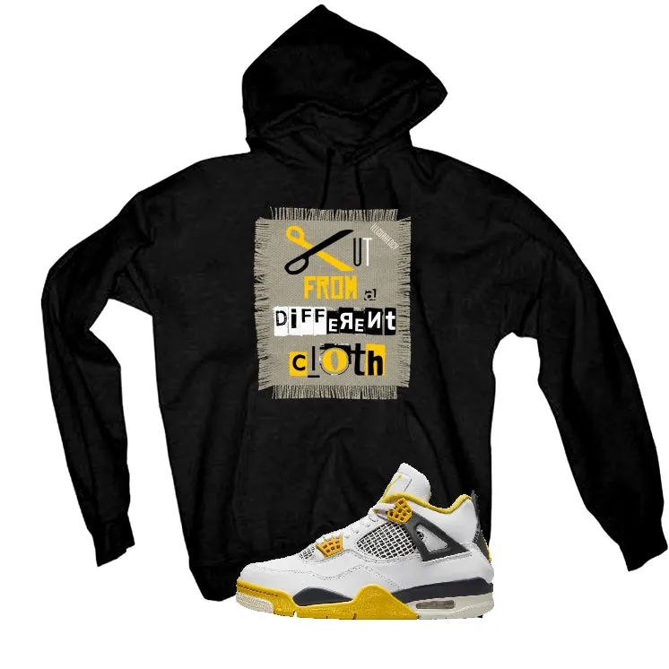 Air Jordan 4 WNNS “Vivid Sulfur” | illcurrency Black T-Shirt (Cut from a different cloth)