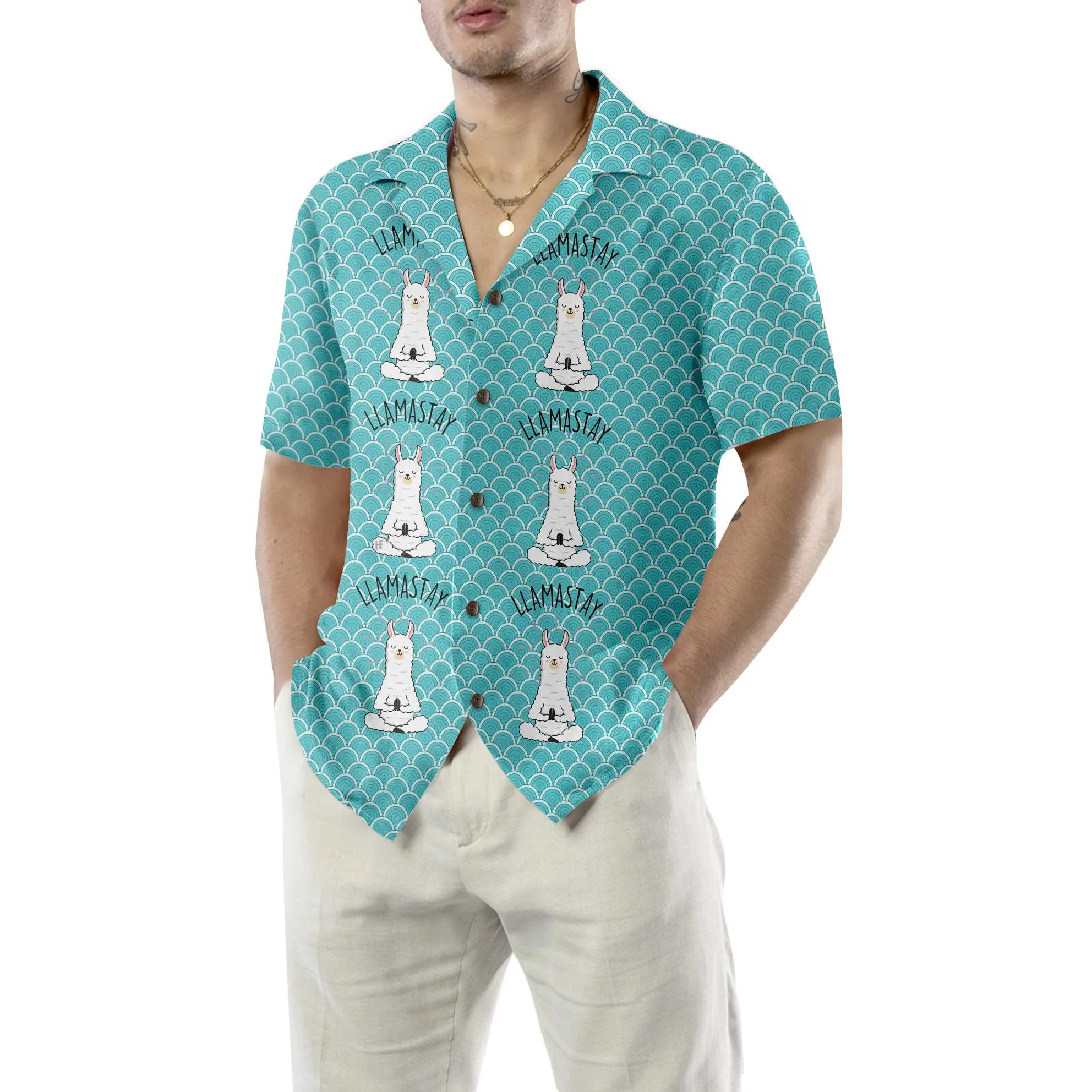 Alpaca Llamastay Hawaiian Shirt, Funny Alpaca Shirt For Men & Women