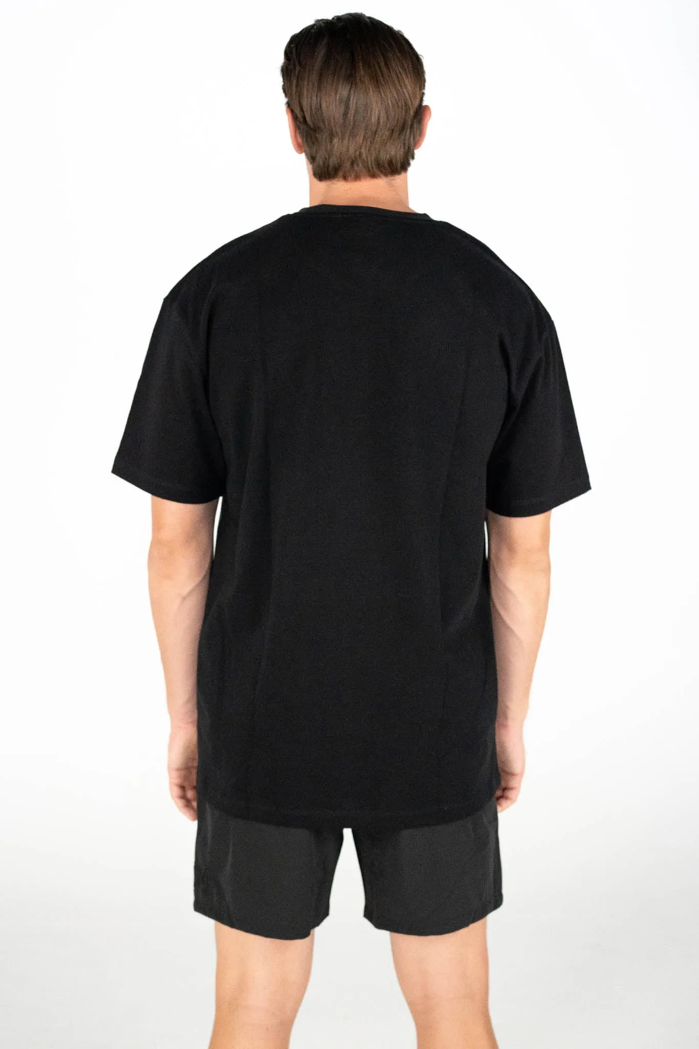 BASE TEE IN BLACK