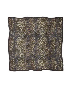Beck Sondergaard Leopa Black Silk Scarf