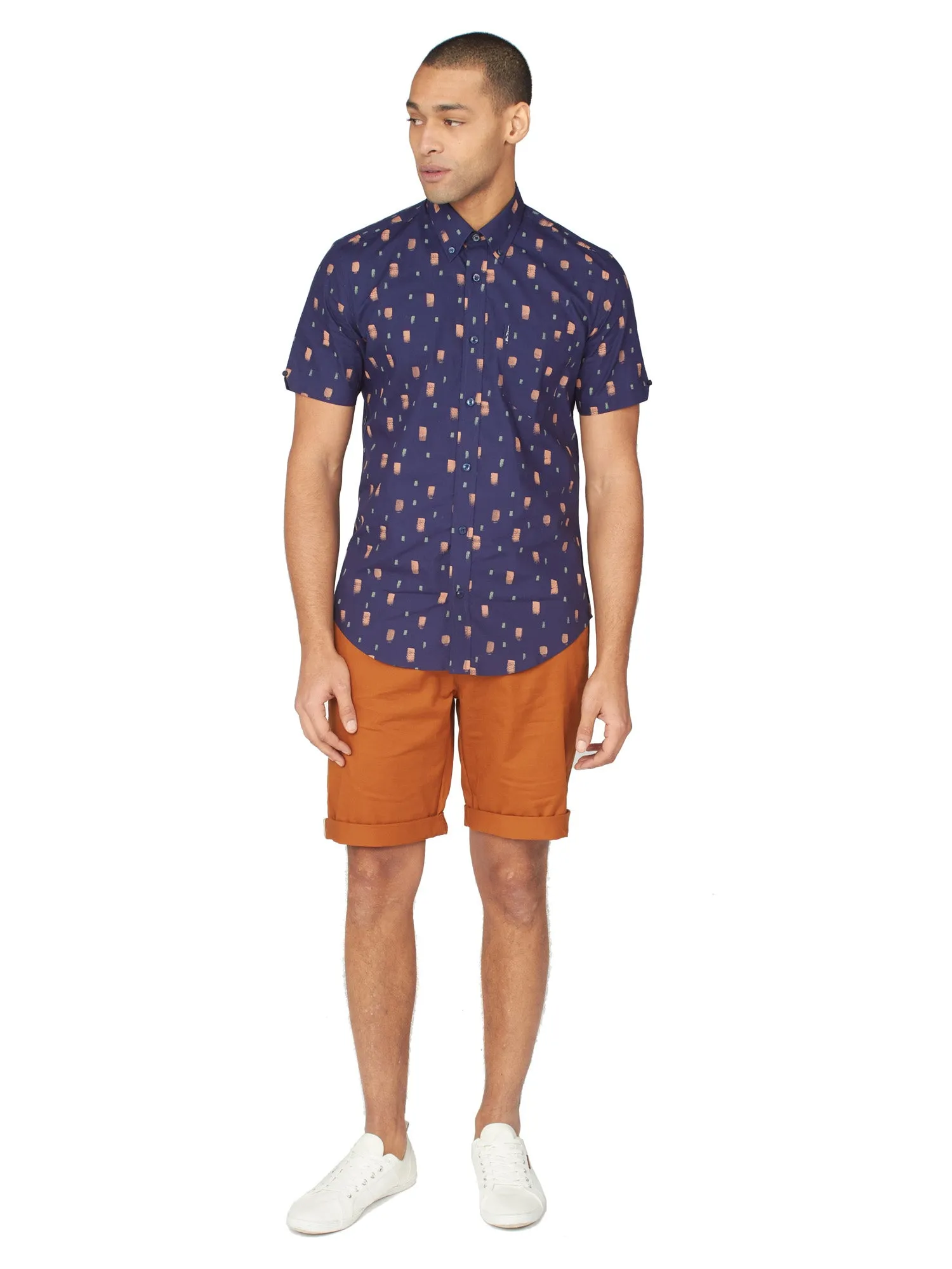 Ben Sherman Signature Slim Stretch Chino Shorts - Nutmeg
