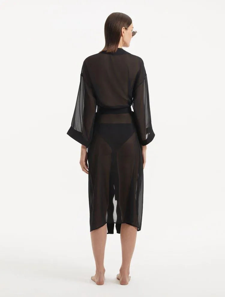 Blaze Black Kaftan