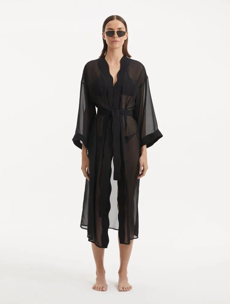 Blaze Black Kaftan