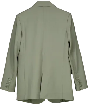 BOA Green Relaxed Single Breasted Blazer UK XS
