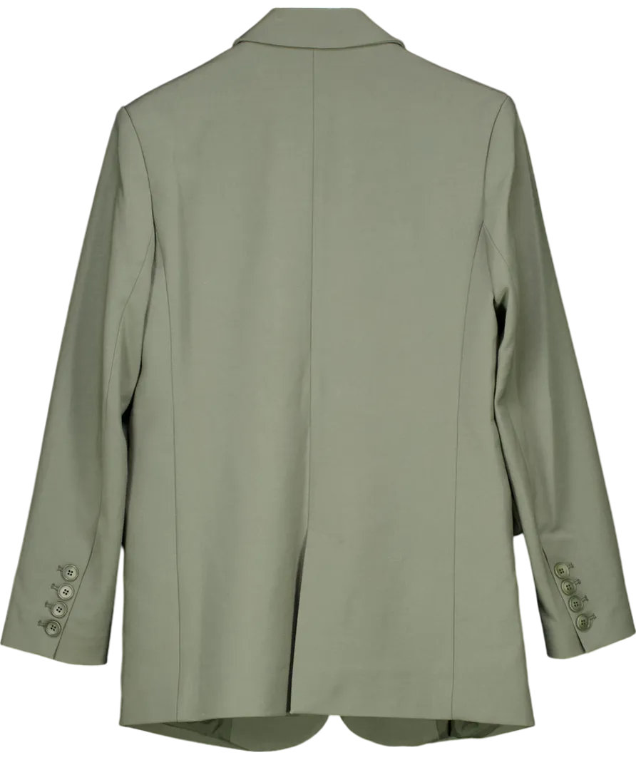 BOA Green Relaxed Single Breasted Blazer UK XS
