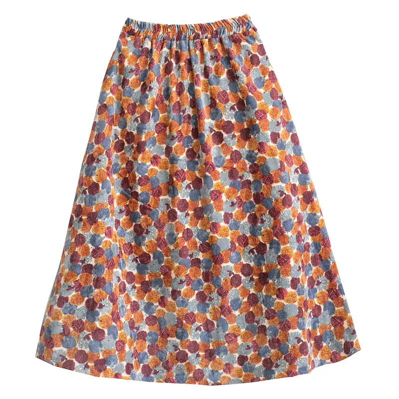 Bohemian Corduroy Skirt
