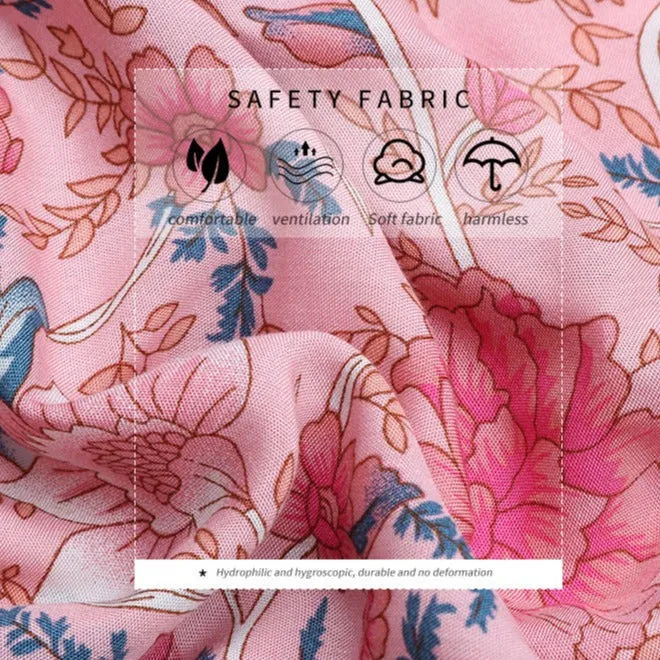 Bohemian Floral Dress in Pink