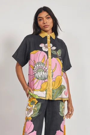 Bohemian Traders | Vivid Button up Shirt - India Ink