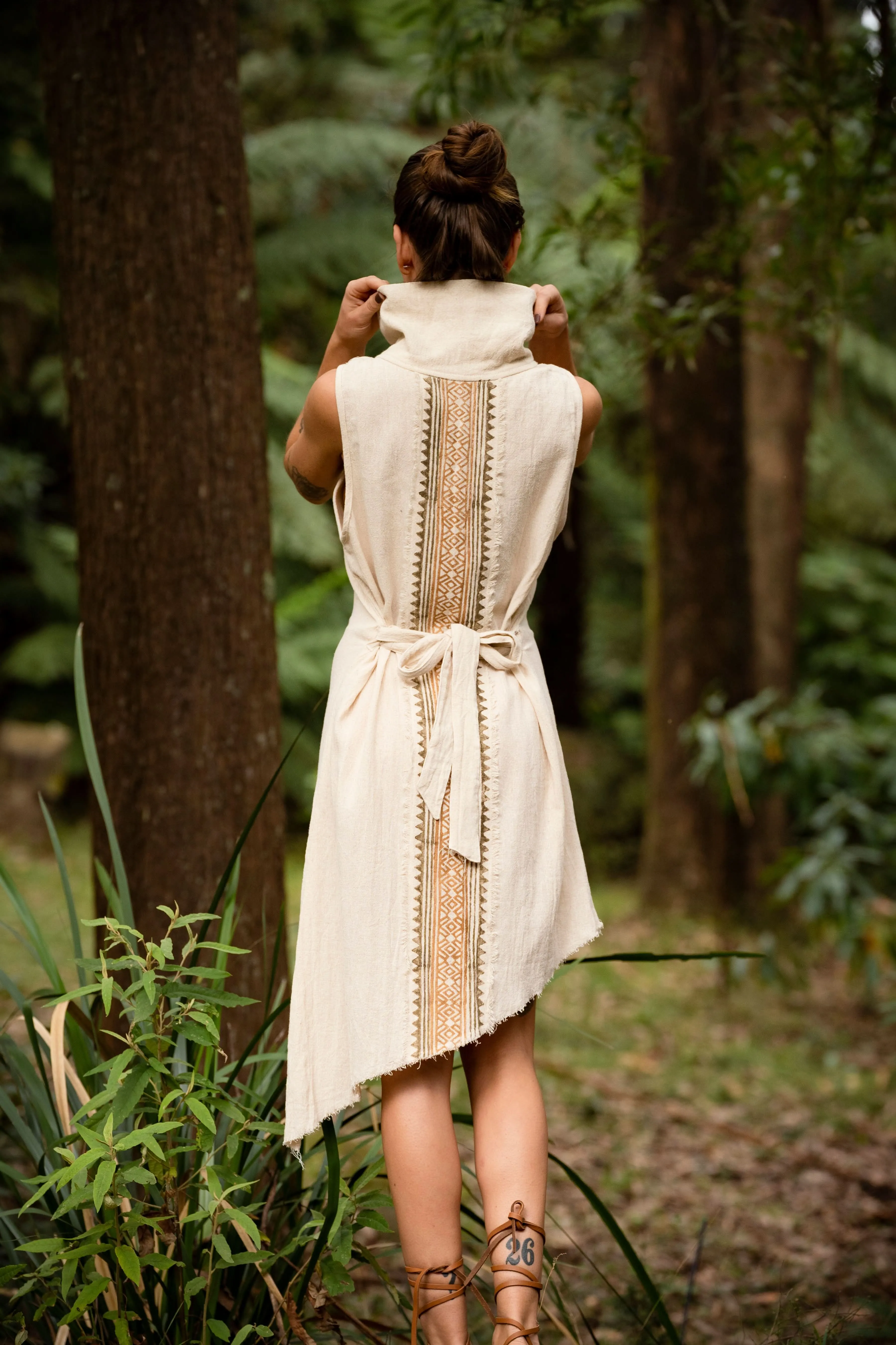 Bohemian Turtle Neck Dress - Wholesale