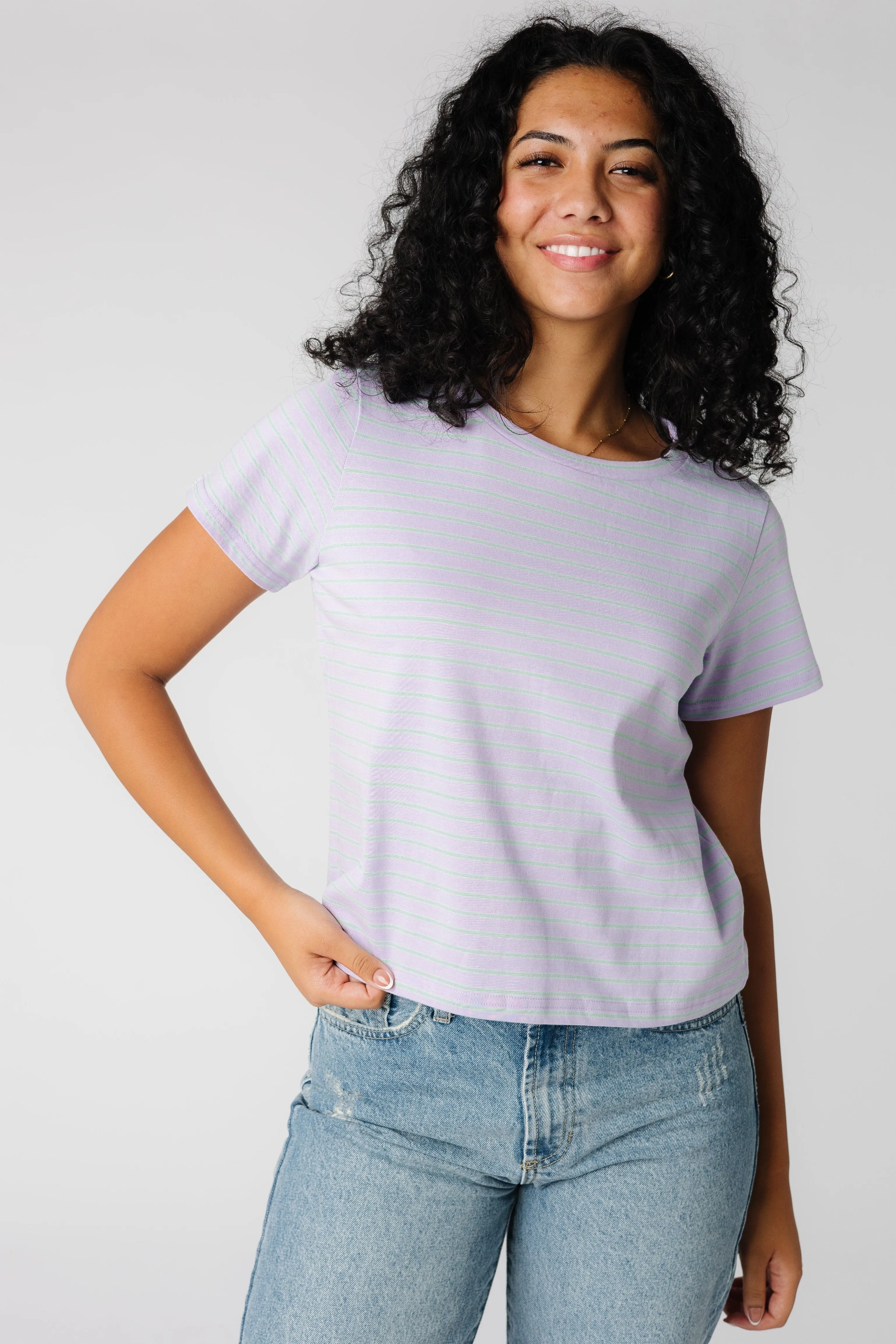 Brass & Roe Essential Stripe Tee