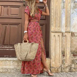 Brianna | Women's Bohemian Maxi Dress for Summer