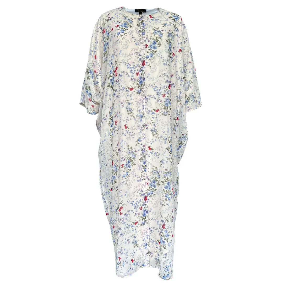 Bushra Chiffon Dress - Beige