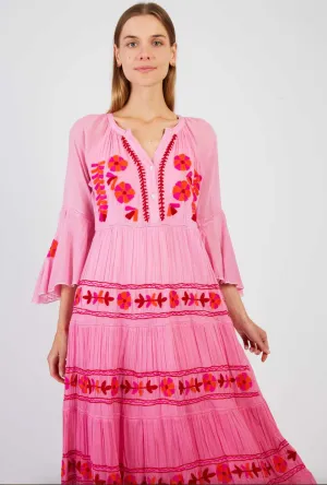 CARACAS Embroidered Long Dress