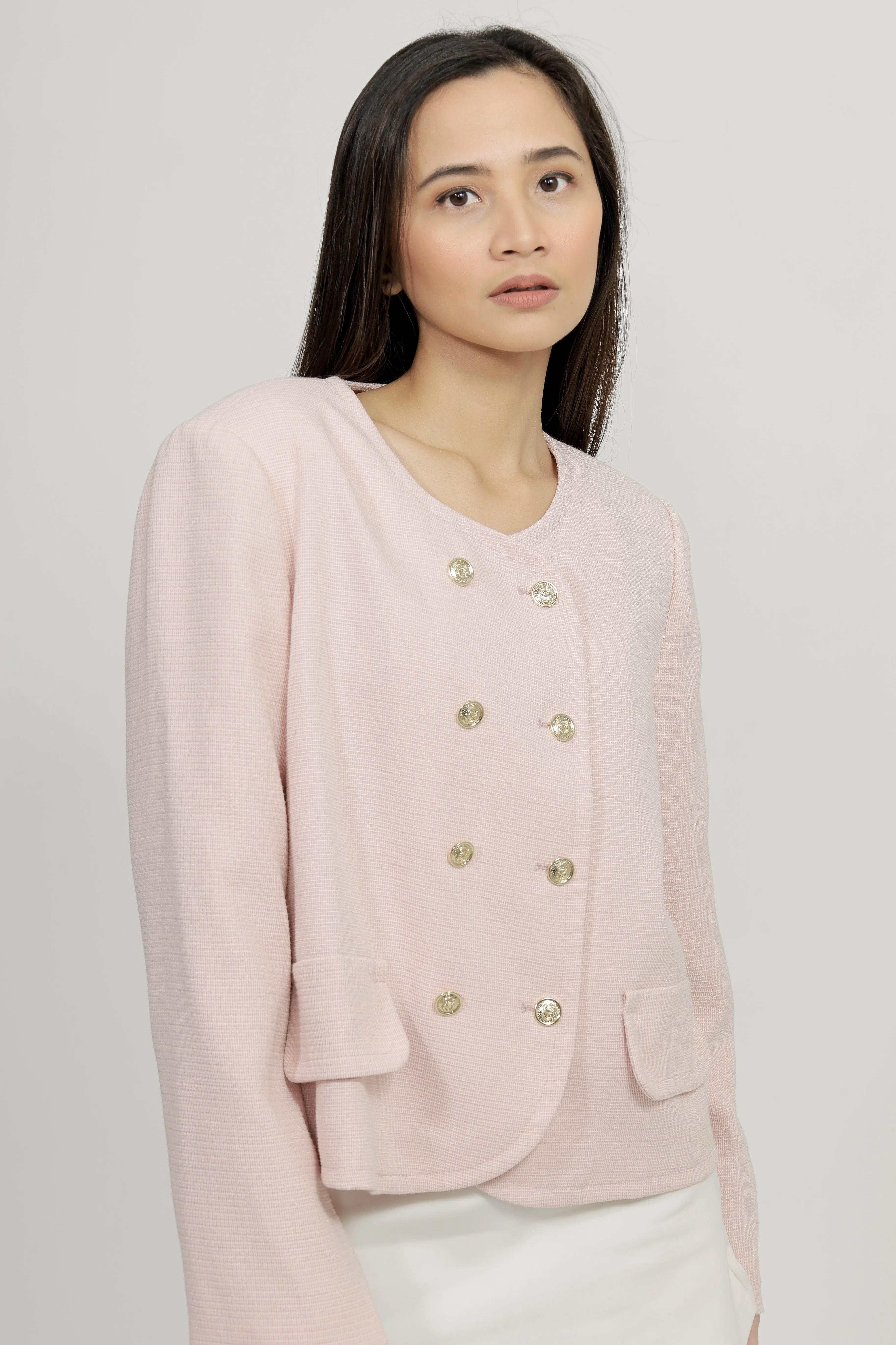 Carly Button-down Relaxed Blazer