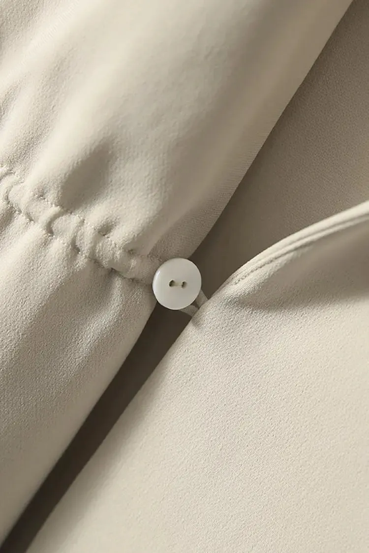 Casual High-End Triacetate Tie-Waist Blazer