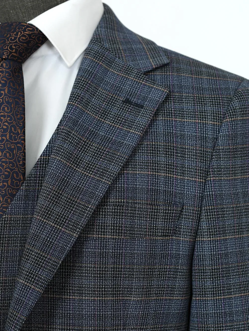 Cayden Black Set Blazer Linen Suit