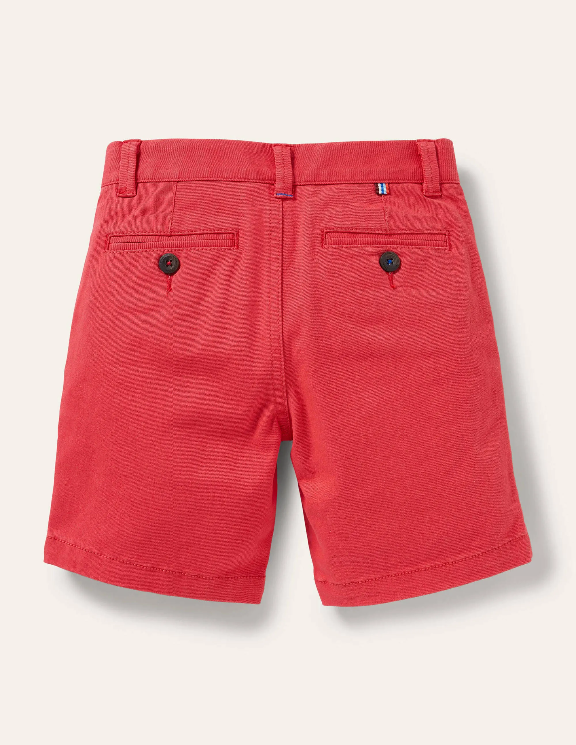 Chino Shorts-Cherry Tomato Red