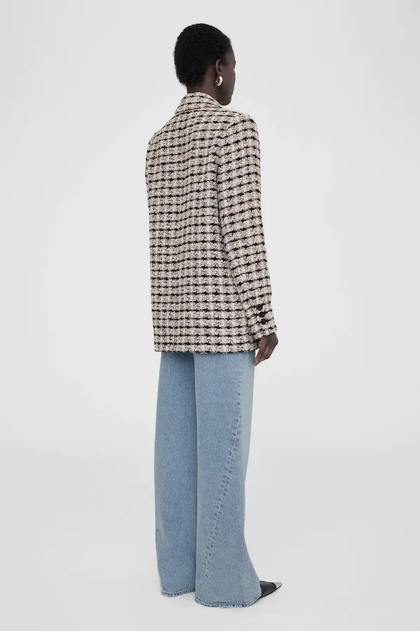 DIANA BLAZER - APRICOT TWEED