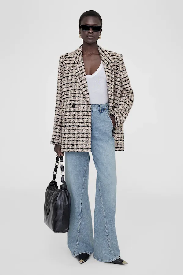 DIANA BLAZER - APRICOT TWEED