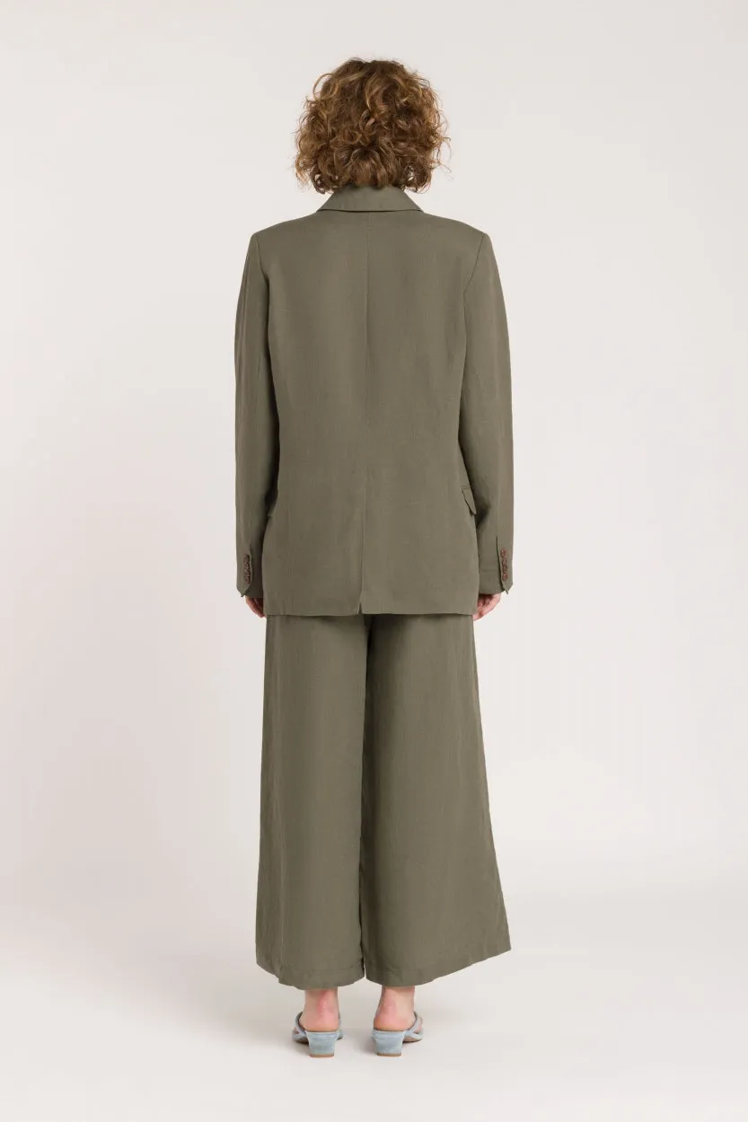 Diana Blazer Bungee Cord Brown