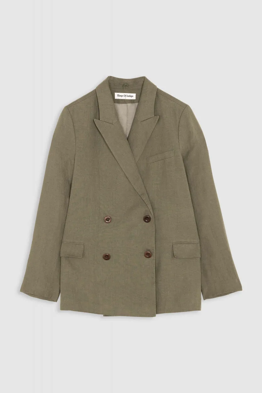 Diana Blazer Bungee Cord Brown