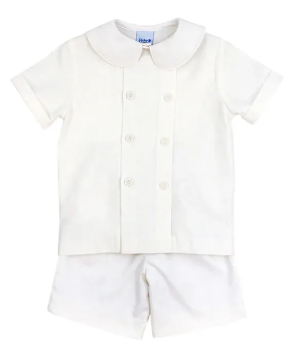 Dressy Short Set- Whisper Linen