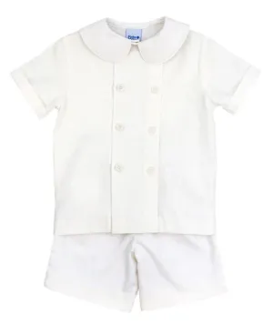 Dressy Short Set- Whisper Linen