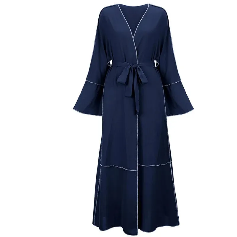 Elegant Kaftan Open Abaya