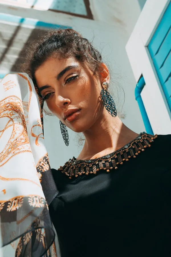 Elegant Silk Kaftan