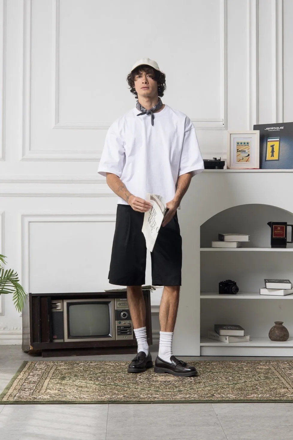 Essential Cropped Tee - White