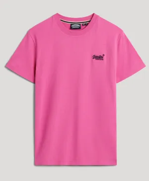 Essential Logo Emb Tee-Echo Pink