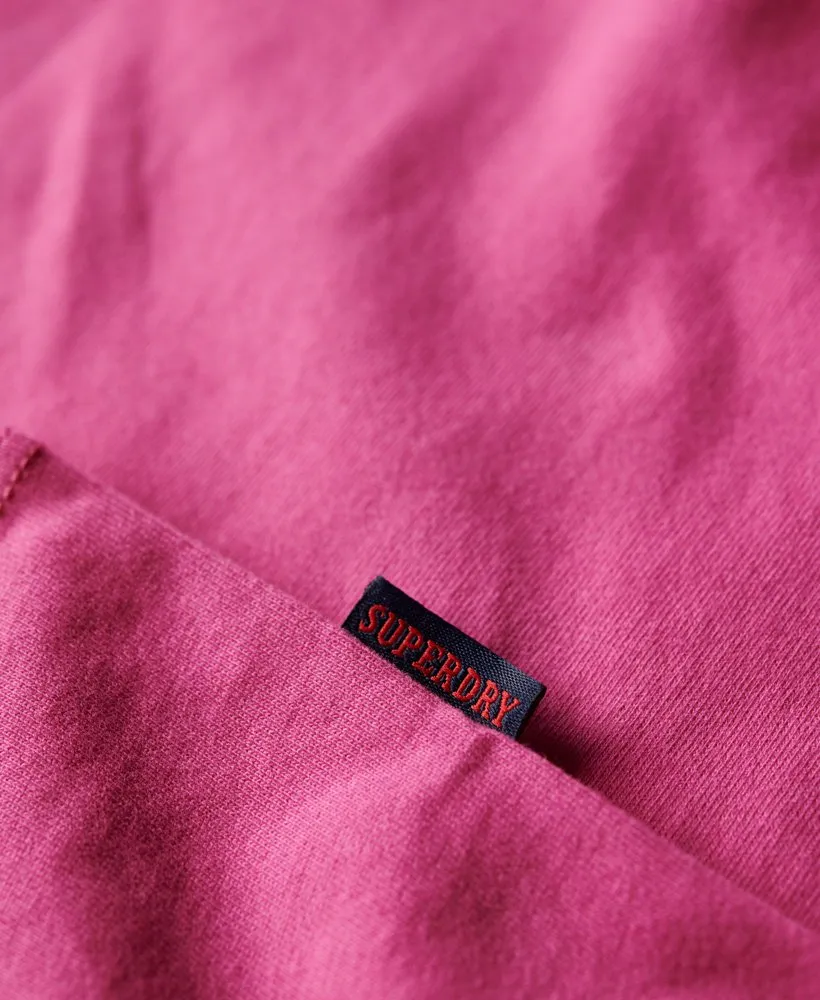 Essential Logo Emb Tee-Echo Pink
