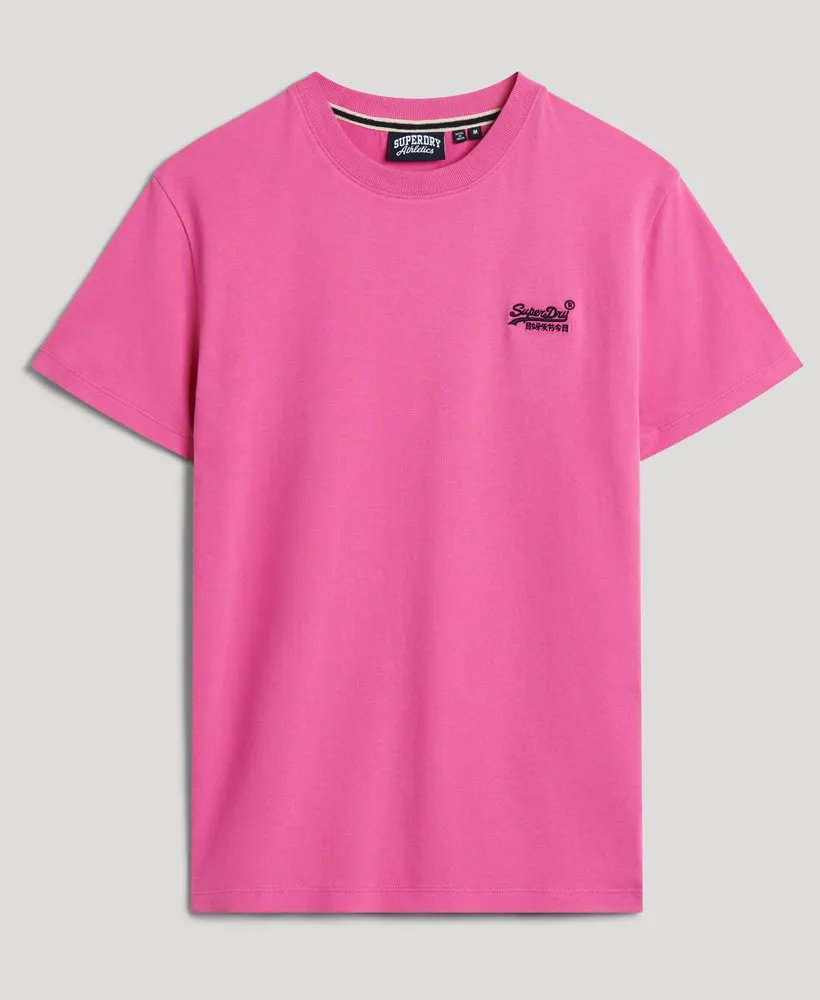 Essential Logo Emb Tee-Echo Pink