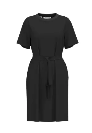 Essential Ss Short Tee Dress - Black