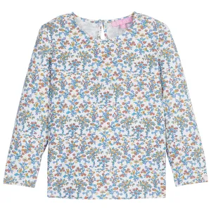 Essential Tee - Jodphur Floral White
