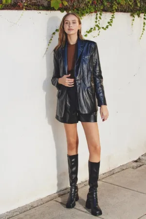 Faux Leather Jacket