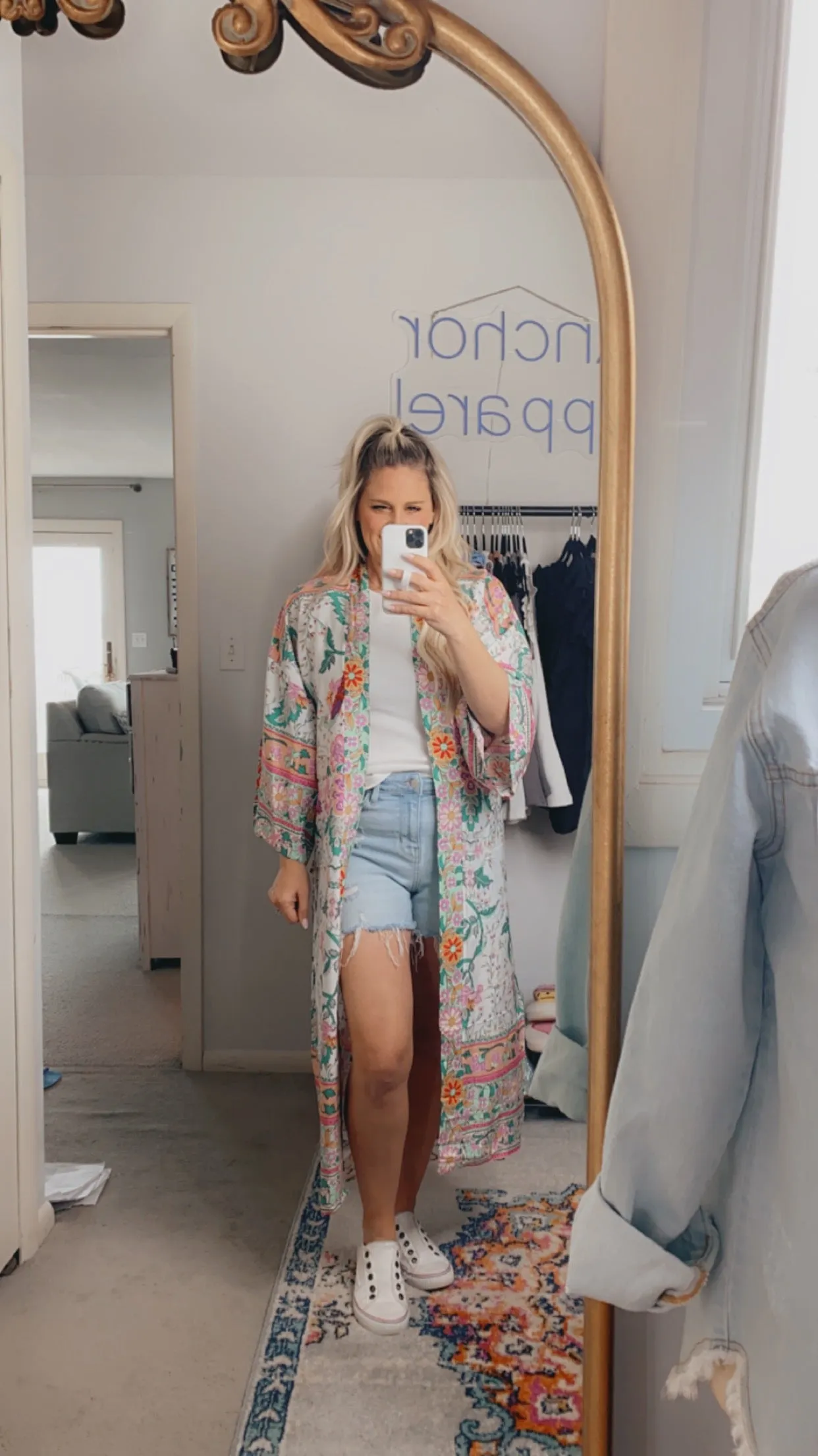 Fiji floral kimono