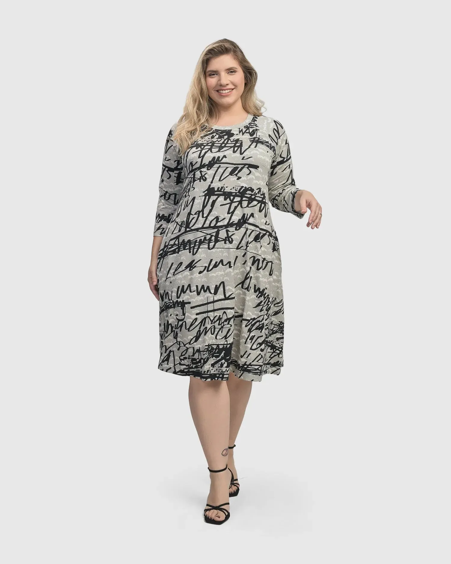 Flirty A Line Dress, Script