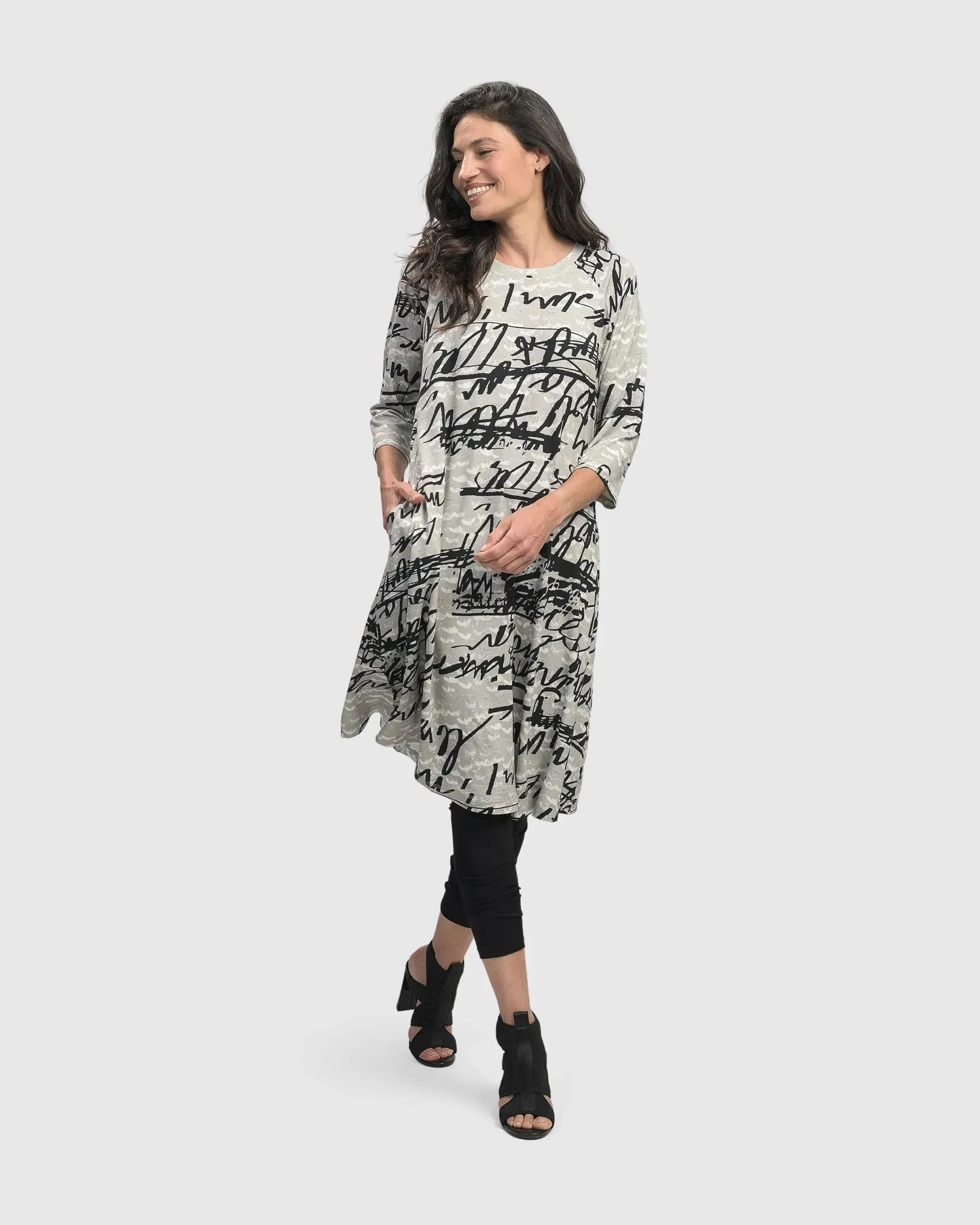 Flirty A Line Dress, Script