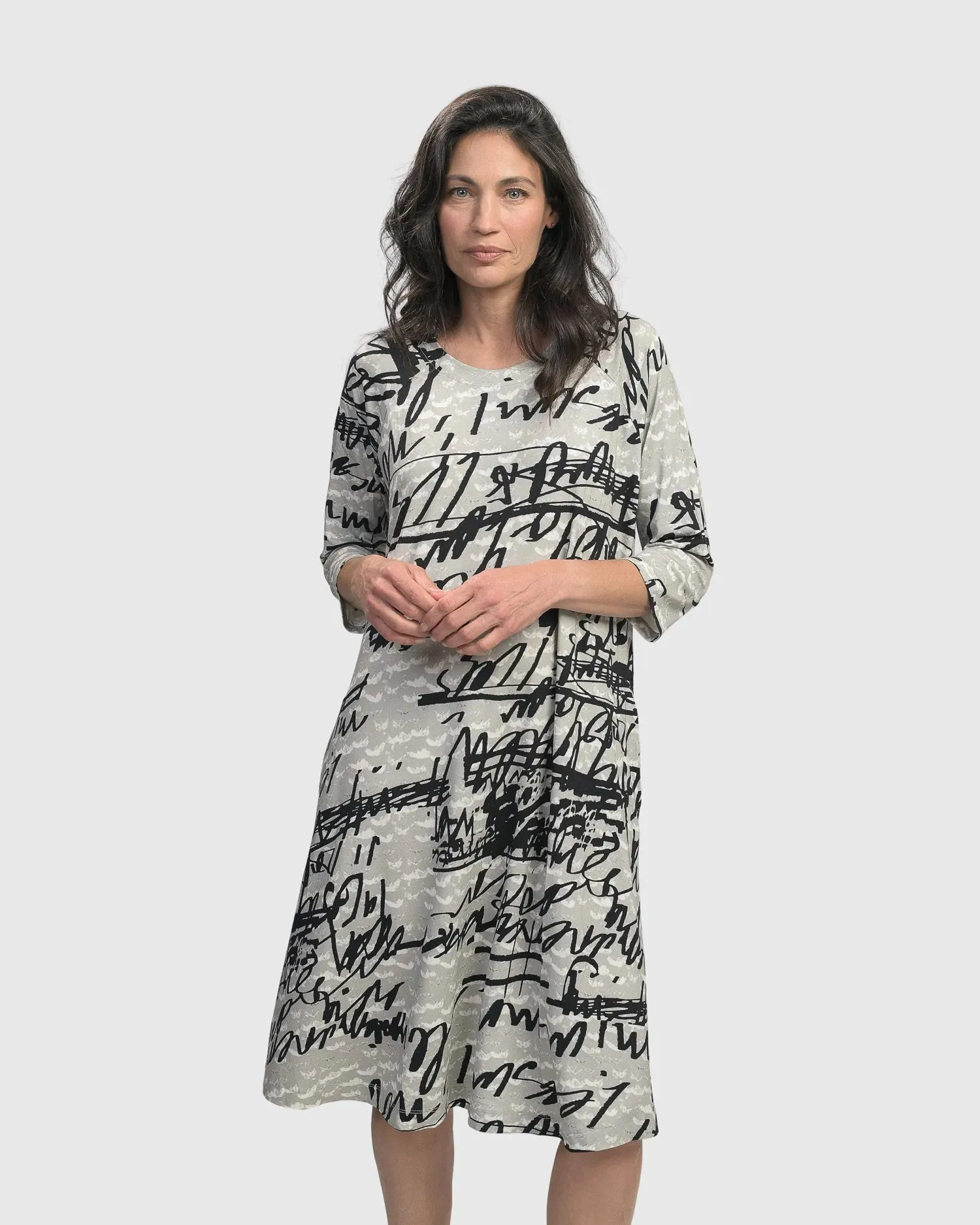 Flirty A Line Dress, Script