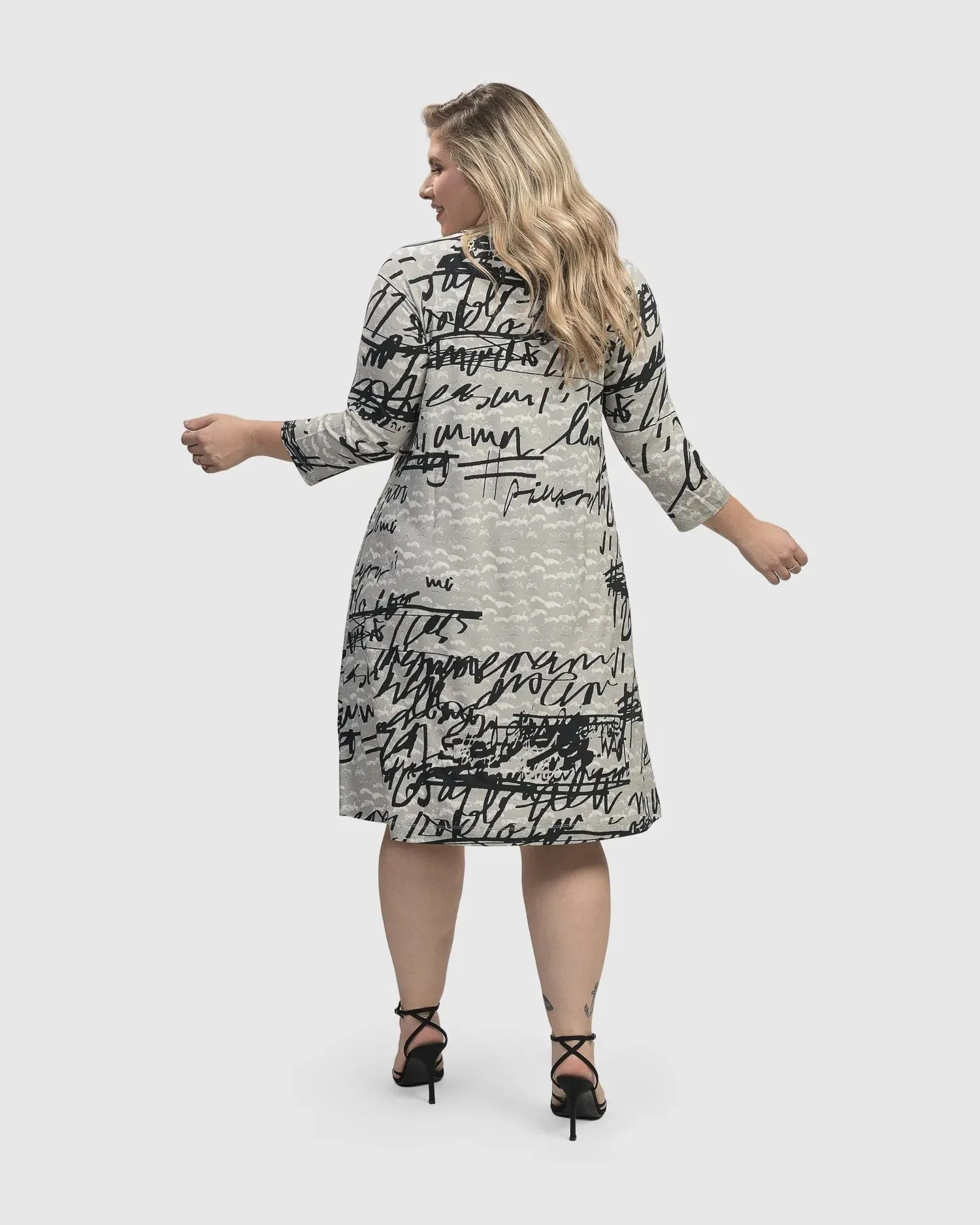 Flirty A Line Dress, Script