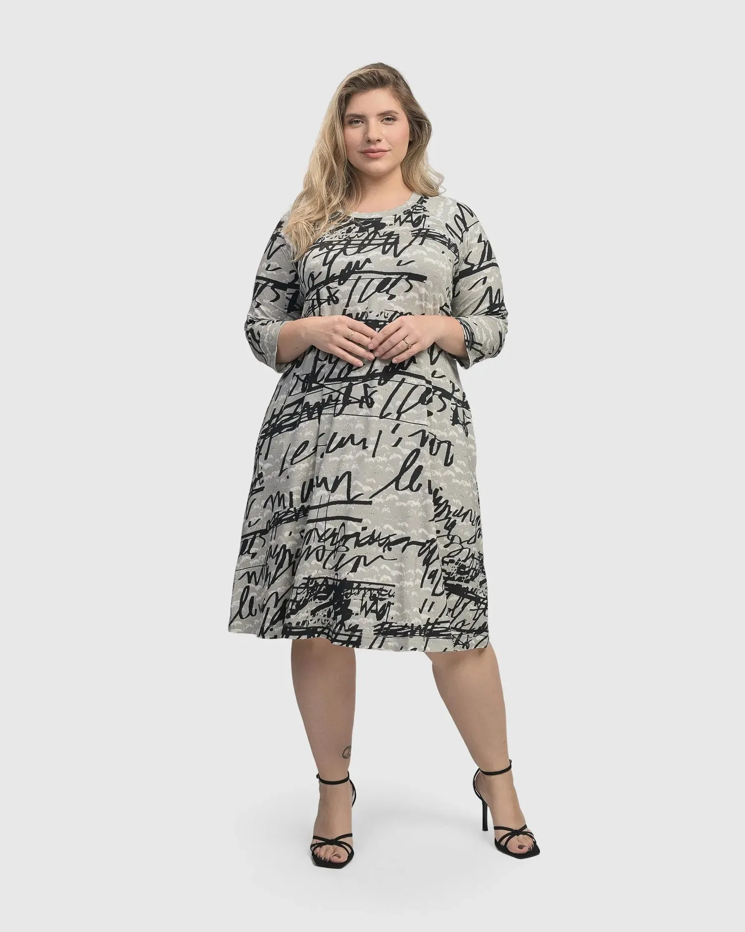 Flirty A Line Dress, Script