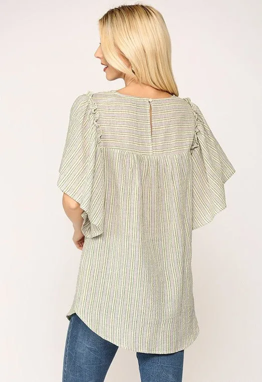 Flirty Fluttery Top