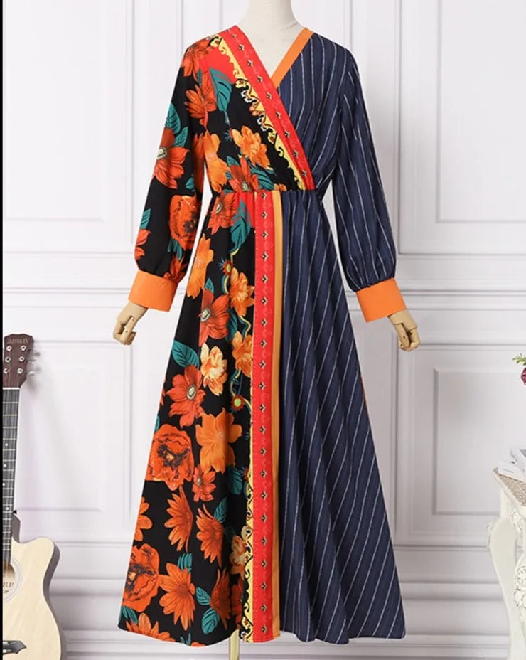Floral Printed Maxi Summer SunDress